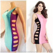 SEXY BODYCON MINI DRESS OPEN