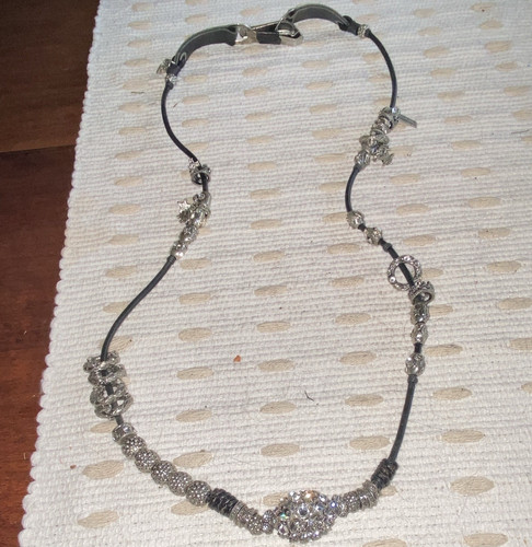 Otazu buckle leather necklace - otazu,