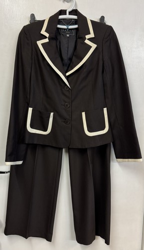 Coast brown with cream trim - cream,