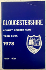 1978 GLOUCESTERSHIRE COUNTY CRICKET CLUB Year book, Excellent!