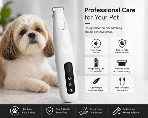 Cordless dog cat hair clipper - cordless,
