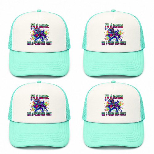 Trucker hats m a - |, raver