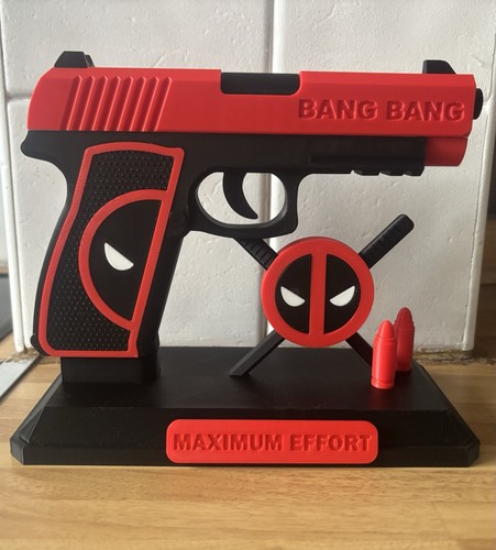 Deadpool model gun - model,
