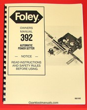 FOLEY 392 Automatic Power Saw