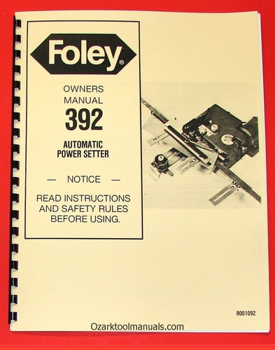 Foley 392 automatic - foley, saw