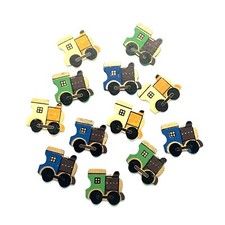 12 X Wood Train Topper