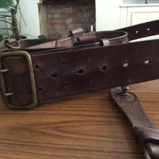 WW1 SAM BROWNE BELT~  LEATHER