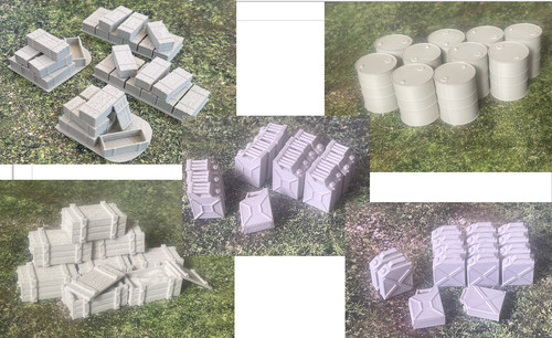 Ww2 oil barrels drums jerry - ww2,