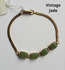 Vintage Jade Bracelet Green
