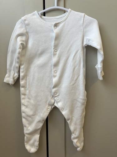 Plain white baby grows - 5,