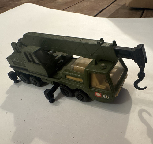 Military crane truck toy - military,