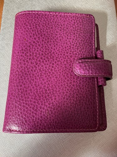 Mini raspberry leather