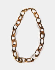 Fossil Gold Tone Chunky Chain