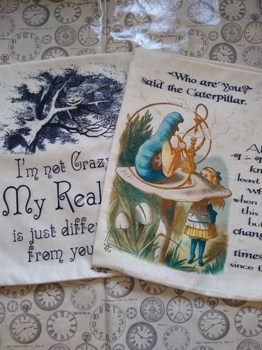 Pair vintage style alice - of, "alice