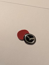 2 X 13mm MAZDA KEY EMBLEM