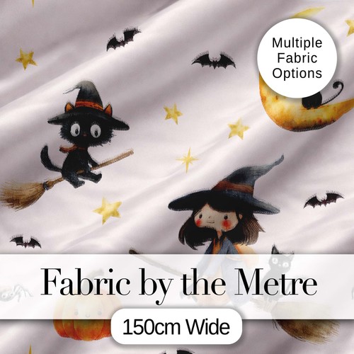 Halloween witch cat moon - witch,