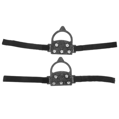 Shoe grippers for and snow - shoe,
