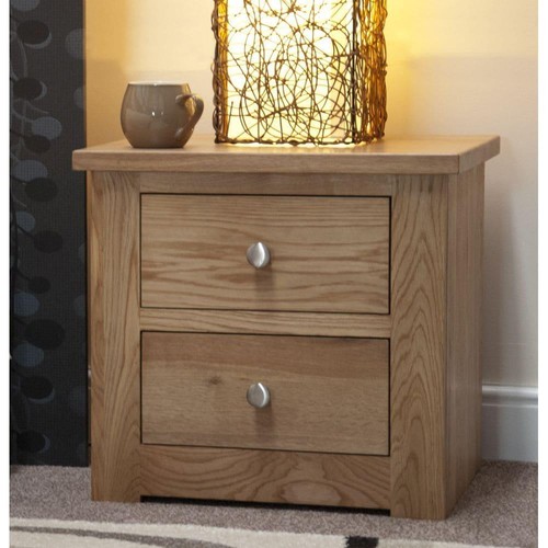 Solid oak narrow bedside - solid,