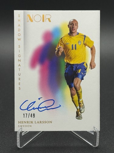 Henrik larsson panini noir - henrik, /49
