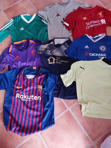 Football shirts bundle - ages, 10