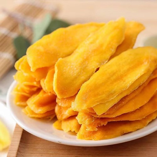 Dried mango slices - dried, stripes