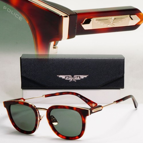 Police sunglasses brown gold - police,
