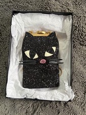 Lulu Guinness kookie cat  small glitter bag