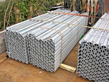 1 GALVANISED CRASH BARRIER POST HEAVY DUTY EXTRA LONG 2400