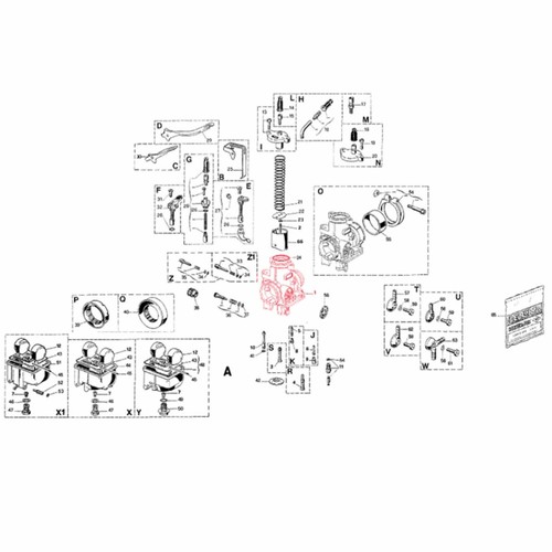 Carburetor dellorto phbh bd - phbh, 30