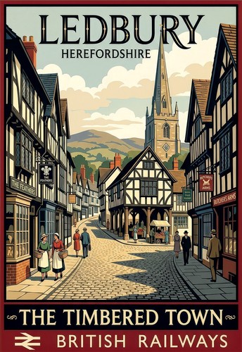 British travel poster - travel,