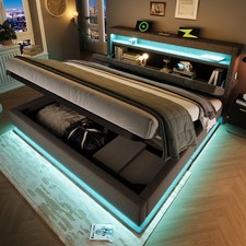 Double Upholstered Ottoman Bed