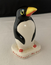 Vintage Guinness 'Penguin' Handpainted Figure Carlton Ware 4. 1/2  inch tall vgc
