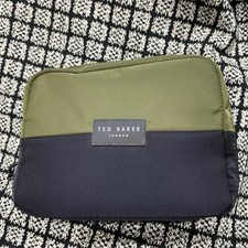 Ted Baker Wash Bag Mens Green Black