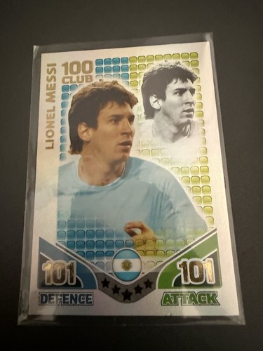 Lionel messi match attax card - messi,