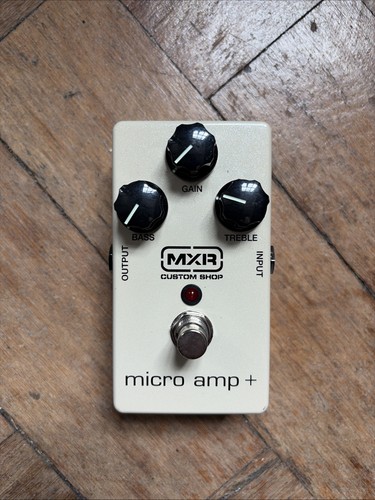 Mxr micro amp plus pedal - amp,