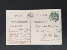 GB 1905 WANTAGE DOUBLE RING POSTMARK ON LOCAL TOPO POSTCARD TO LONDON
