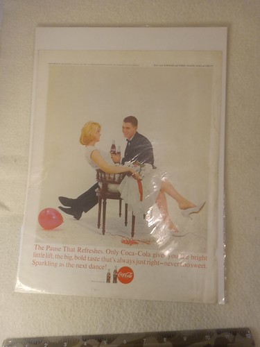 Love birds coca cola - coca, vintage
