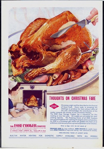 Esse cooker cooks - xmas, turkey