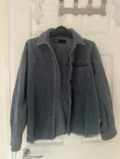 Zara Blue Shacket Size S Women’s
