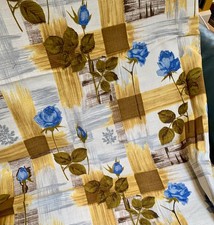 RETRO Mustard Yellow with Blue