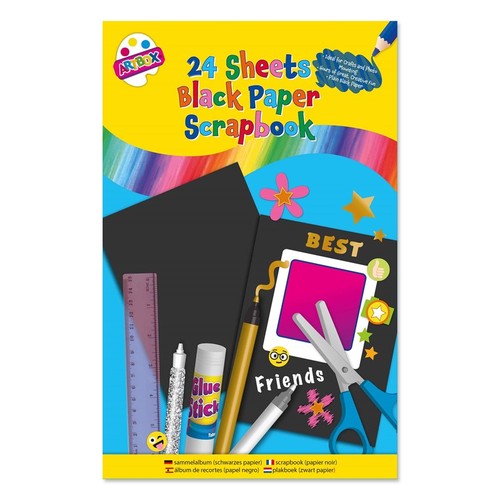 Scrapbook black paper - scrapbook, a4