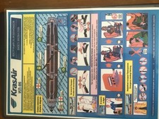 Kras Air Ilyushin IL-86 Aircraft Safety Card RARE