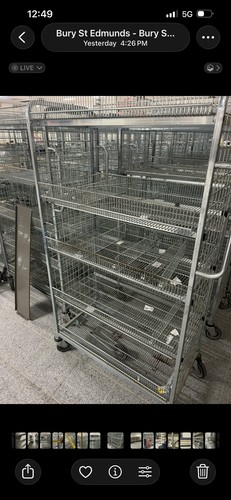 Mesh wire sorting - wire, trolley