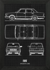 Fiat Argenta 1983 Framed Wall