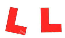 2x Magnetic L Plates Exterior Car Bike Secure Safe Learner for Driving in UK