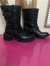 Rockport Black Leather Chunky