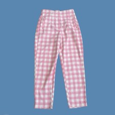 Zara Pink Gingham Check Retro