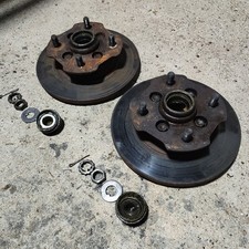 Toyota starlet kp61 - front, hubs