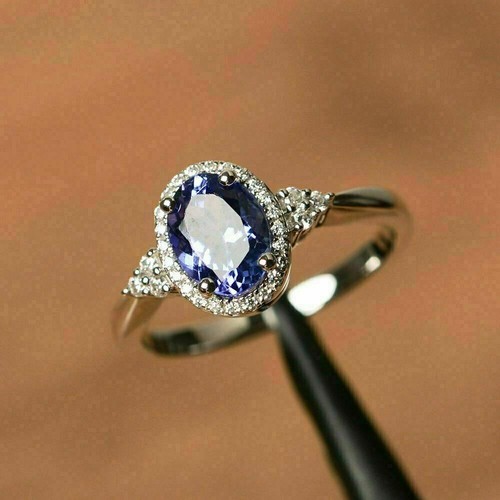Oval cut blue sapphire - 3,
