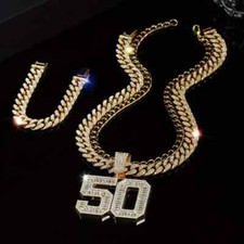 Gold Plated 50 cent Pendant